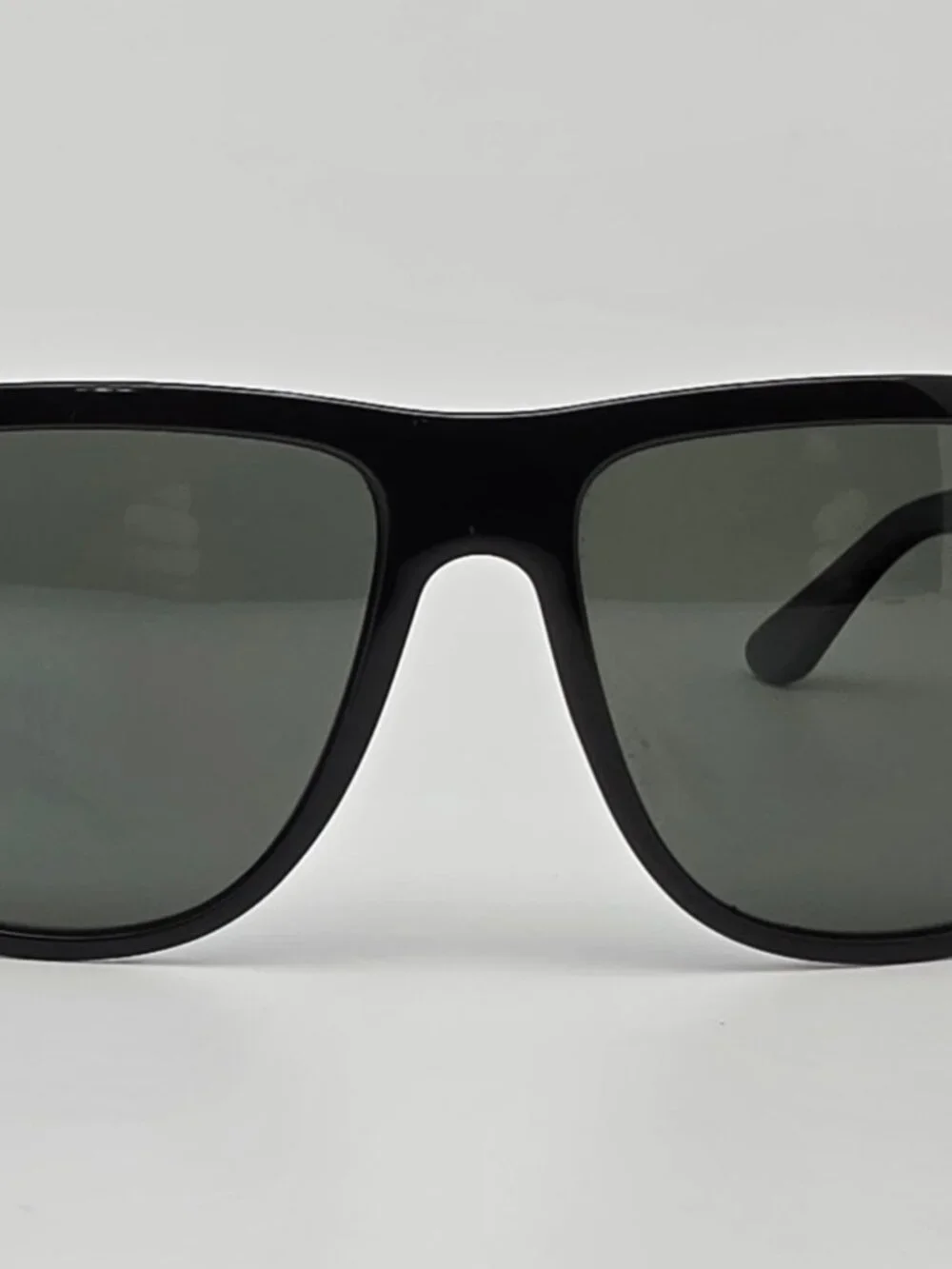 Ray-Ban RB4147 601/58 Boyfriend Black Frame Polarized Green Lens Sunglasses 60mm